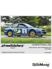StreetBlisters: Pintura para aergrafo - Azul Subaru Impreza New 555 Rally Blue 74F - 1 x 30ml