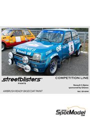 StreetBlisters: Pintura para aergrafo - Azul Renault 5 Alpine Gitanes Blue - 1 x 30ml