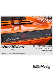 StreetBlisters: Paints set for airbrush - Lamborghini Diablo GTR Arancio - 2 x 30ml