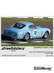 StreetBlisters: Paint for airbrush - Ferrari 250 GT SWB Berlinetta Competizione Azzurro Blue - 1 x 30ml image
