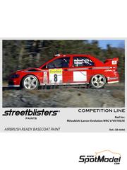 StreetBlisters: Paint for airbrush - Mitsubishi Lancer Evo IV / V / VII / VIII / IX WRC Red - 1 x 30ml