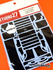 Studio27: Carbon fibre pattern decal set 1/20 scale - Ferrari F92A 1992 - for Fujimi references FJ090542, 09054 and GPSP-8 image