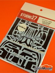 Studio27: Carbon fibre pattern decal set 1/24 scale - Porsche Carrera GT - for Tamiya reference TAM24275 image