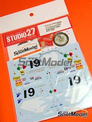 Studio27: Decals 1/12 scale - Ducati 916 Superbike sponsored by Michelin #19 - Freddie Spencer (US) - Australian Moto GP Grand Prix 1995 - for Tamiya kit
