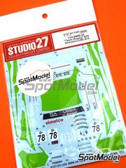 Studio27: Marking / livery 1/24 scale - BMW Z4 GT3 Russia by Barwell Team sponsored by Elite Dailiy #78 - Jonny Cocker (GB) + Timur Sardarov (RU) + Leo Machitski (RU) - European Le Mans Series 2014 - water slide decals and assembly instructions - for Fujimi references FJ12556, FJ125565, RS-31, FJ12568, FJ125688, RS-15, FJ125763, FJ125770, FJ12593, FJ125930, RS-0, FJ126081, RS-0, FJ12612, 126128, RS-46, FJ170015, 17001, FJ170022, 17002, FJ170091, 17009, FJ170107, FJ170169, 17016, FJ-17016, FJ189833, 18983, FJ189857, 18985, FJ189901, 18990 and FJ189970