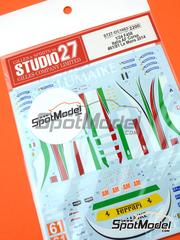 Studio27: Marking / livery 1/24 scale - Ferrari 458 Italia AF Corse sponsored by Lumaike #61, 81 - Lus Prez Companc (AR) + Mirko Venturi (IT) + Marco Cioci (IT), Sam Bird (GB) + Stephen Wyatt (AU) + Michele Rugolo (IT) - 24 Hours Le Mans 2014 - water slide decals and assembly instructions