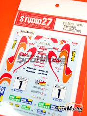 Studio27: Marking / livery 1/24 scale - Toyota Celica Turbo 4WD (ST185) sponsored by CW Sport Oil #1 - Enrico Bertone (IT) + Massimo Chiapponi (IT) - ADAC Deutschland Rally 1995 - water slide decals and placement instructions - for Tamiya reference TAM24125