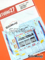 Studio27: Marking / livery 1/24 scale - BMW Z4 GT3 Triple 8 Racing Team sponsored by SD Steeldecking #888 - Ryan Ratcliffe (GB) + Lee Mowle (GB) + Derek Johnston (GB) - Blancpain Endurance Series 2014 - water slide decals and assembly instructions - for Fujimi references FJ12556, FJ125565, RS-31, FJ12568, FJ125688, RS-15, FJ125763, FJ125770, FJ12593, FJ125930, RS-0, FJ126081, RS-0, FJ12612, 126128, RS-46, FJ170015, 17001, FJ170022, 17002, FJ170091, 17009, FJ170107, FJ170169, 17016, FJ-17016, FJ189833, 18983, FJ189857, 18985, FJ189901, 18990 and FJ189970