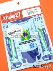 Studio27: Marking / livery 1/24 scale - BMW Z4 GT3 BMW Sports Trophy Brasil Team sponsored by Banco do Brasil #0, 77 - Ricardo Sperafico (BR) + Rodrigo Sperafico (BR), Maxime Martin (BE) + Dirk Mller (DE) - Blancpain Sprint Series 2015 - water slide decals and assembly instructions - for Fujimi references FJ12556, FJ125565, RS-31, FJ12568, FJ125688, RS-15, FJ125763, FJ125770, FJ12593, FJ125930, RS-0, FJ126081, RS-0, FJ12612, 126128, RS-46, FJ170015, 17001, FJ170022, 17002, FJ170091, 17009, FJ170107, FJ170169, 17016, FJ-17016, FJ189833, 18983, FJ189857, 18985, FJ189901, 18990 and FJ189970
