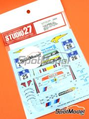 Studio27: Marking / livery 1/24 scale - BMW Z4 GT3 Marc VDS Team sponsored by Randstad #25, 26 - Marco Wittmann (DE) + Uwe Alzen (DE) + Jrg Mller (DE) + Maxime Martin (BE), Nicky Catsburg (NL) + Bas Leinders (BE) + Markus Palttala (FI) + Dirk Adorf (DE) - 24 Hours Nrburgring 2014 - water slide decals and assembly instructions - for Fujimi references FJ12556, FJ125565, RS-31, FJ12568, FJ125688, RS-15, FJ125763, FJ125770, FJ12593, FJ125930, RS-0, FJ126081, RS-0, FJ12612, 126128, RS-46, FJ170015, 17001, FJ170022, 17002, FJ170091, 17009, FJ170107, FJ170169, 17016, FJ-17016, FJ189833, 18983, FJ189857, 18985, FJ189901, 18990 and FJ189970