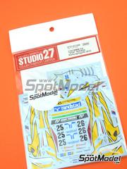 Studio27: Marking / livery 1/24 scale - BMW Z4 GT3 Marc VDS Team sponsored by Randstad #25, 26 - Maxime Martin (BE) + Markus Palttala (FI) + Lucas Luhr (DE) + Richard Westbrook (GB), Augusto Farfus (BR) + Jrg Mller (DE) + Nicky Catsburg (NL) + Dirk Adorf (DE) - 24 Hours Nrburgring 2015 - water slide decals and assembly instructions - for Fujimi references FJ12556, FJ125565, RS-31, FJ12568, FJ125688, RS-15, FJ125763, FJ125770, FJ12593, FJ125930, RS-0, FJ126081, RS-0, FJ12612, 126128, RS-46, FJ170015, 17001, FJ170022, 17002, FJ170091, 17009, FJ170107, FJ170169, 17016, FJ-17016, FJ189833, 18983, FJ189857, 18985, FJ189901, 18990 and FJ189970