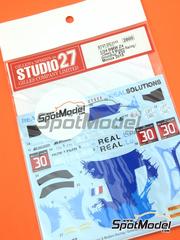 Studio27: Marking / livery 1/24 scale - BMW Z4 GT3 Classic & Modern Racing Team sponsored by Real Lu #30 - Christian Kelders (BE) + Jean-Luc Blanchemain (FR) + Pierre Hirschi (CH) - Blancpain Endurance Series 2015 - water slide decals and assembly instructions - for Fujimi references FJ12556, FJ125565, RS-31, FJ12568, FJ125688, RS-15, FJ125763, FJ125770, FJ12593, FJ125930, RS-0, FJ126081, RS-0, FJ12612, 126128, RS-46, FJ170015, 17001, FJ170022, 17002, FJ170091, 17009, FJ170107, FJ170169, 17016, FJ-17016, FJ189833, 18983, FJ189857, 18985, FJ189901, 18990 and FJ189970
