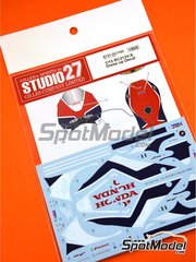 Studio27: Marking / livery 1/12 scale - Honda RC213V-S - water slide decals and assembly instructions - for Tamiya reference TAM14130 image