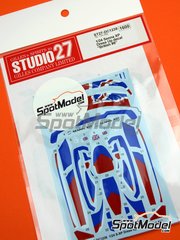 Studio27: Marking / livery 1/24 scale - McLaren Senna Lap of Gods #8 - water slide decals and assembly instructions - for Tamiya references TAM24355, T24355 and TAM24355ST