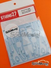 Studio27: Marking / livery 1/24 scale - Porsche 911 992 GT3 RS Dress Up (set A) - water slide decals - for Tamiya reference TAM24370