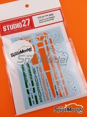 Studio27: Marking / livery 1/24 scale - Porsche 911 992 GT3 RS Dress Up (set B) - water slide decals - for Tamiya reference TAM24370