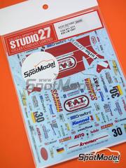 Studio27: Marking / livery 1/24 scale - Porsche 911 GT1 Kremer Racing Team sponsored by FATurbo-Express #30 - Christophe Bouchut (FR) + Bertrand Gachot (BE) + Andy Evans (US) - 24 Hours Le Mans 1997 - water slide decals and placement instructions - for Tamiya references TAM24186, TAM24208 and TAM24264