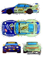 Studio27: Marking / livery 1/24 scale - Porsche 911 GT2 sponsored by TSW #64, 65 - Rob Schirle (GB) + Andr� Ahrl� (DE) + David Warnock (GB) - 24 Hours Le Mans 1998