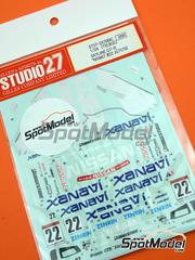 Studio27: Marking / livery 1/24 scale - Nissan GT-R R34 Nismo Team sponsored by Xanavi #22 - Michael Krumm (DE) + Satoshi Motoyama (JP) - Japanese Grand Touring Car Championship (JGTC) 2002 - water slide decals and assembly instructions - for Tamiya reference TAM24268 image