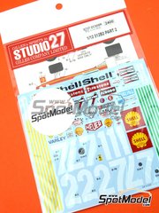 Studio27: Marking / livery 1/12 scale - Ferrari 312B2 #12, 27, 28 - Jacques Bernard 'Jacky' Ickx (BE), Clay Regazzoni (CH), Ignazio Giunti (IT) - Austrian Formula 1 Grand Prix, Belgian Formula 1 Grand Prix 1970 - water slide decals and assembly instructions - for Tamiya references TAM12007, BS1207 and TAM12048