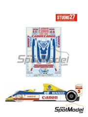 Studio27 CD20035: Carbon fibre pattern decal set 1/20 scale