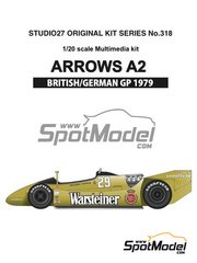 Car scale model kits / Formula 1 / 1/20 scale / 70 years