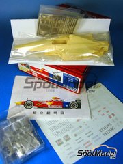 Studio27: Car scale model kit 1/20 scale - Williams Supertec FW21 sponsored by Windfield #5, 6 - Alessandro 'Alex' Zanardi (IT), Ralf Schumacher (DE) - FIA Formula 1 World Championship 1999 - photo-etched parts, resin parts, rubber parts, turned metal parts, water slide decals, white metal parts and assembly instructions