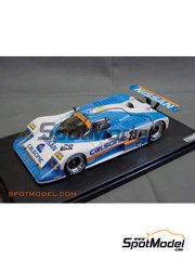 Studio27: Car scale model kit 1/24 scale - Nissan R88C Nissan Motorsports Team sponsored by Calsonic #23 - Aguri Suzuki (JP) + Takao Wada (JP) + Kazuyoshi Hoshino (JP) - 24 Hours Le Mans 1988 - photo-etched parts, resin parts, rubber parts, vacuum formed parts, water slide decals, white metal parts, assembly instructions and painting instructions