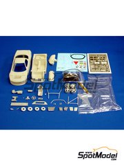 Studio27: Car scale model kit 1/24 scale - Honda NSX GT2  Kremer Honda Racing Team sponsored by Kenwood #47 - Kunimitsu Takahashi (JP) + Keiichi Tsuchiya (JP) + Akira Iida (JP) - 24 Hours Le Mans 1994 - photo-etched parts, resin parts, rubber parts, vacuum formed parts, water slide decals, white metal parts and assembly instructions