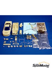 Studio27: Car scale model kit 1/24 scale - Honda NSX GT2 Kremer Honda Racing  Team sponsored by Finag, Maxell #46, 48 - Philippe Favre (CH) + Hideki Okada (JP) + Kazuo Shimizu (JP), Armin Hahne (DE) + Christophe Bouchut (FR) + Bertrand Gachot (BE) - 24 Hours Le Mans 1994 - photo-etched parts, resin parts, rubber parts, vacuum formed parts, water slide decals, white metal parts and assembly instructions