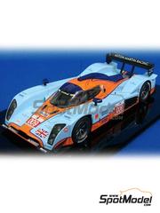 Studio27: Car scale model kit 1/24 scale - Lola Aston Martin B09/60 Aston Martin Racing Team sponsored by Gulf #007, 009 - Stefan M�cke (DE) + Jan Charouz (CZ) + Tom�s Enge (CZ), Darren Turner (GB) + Harold Primat (FR) + Miguel Ramos (PT) - European Le Mans Series 2009 - photo-etched parts, resin parts, rubber parts, vacuum formed parts, water slide decals, white metal parts and assembly instructions