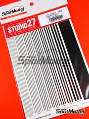 Studio27: Decals - Chrome silver lines
