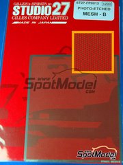 Studio27: Photo-etched parts - Mesh type B - Diamond pattern