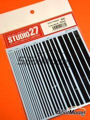 Studio27: Decals - Black lines - water slide decals image
