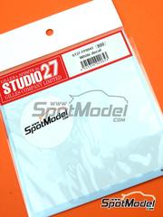 Studio27: Decals - White 130 x 130 mm - water slide decals