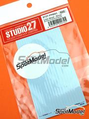 Studio27: Decals - Silver lines 0,2mm, 0,4mm and 0,6mm - water slide decals