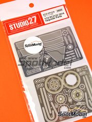 Studio27: Detail up set 1/12 scale - Honda RC213V - photo-etched parts and assembly instructions - for Tamiya reference TAM14130 image
