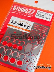 Studio27: Photo-etched parts 1/20 scale - Lotus Ford Type 49 - for Ebbro kit