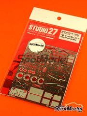 スタジオ27　ST27-FK2088B　1/20　002 TEST '99 Photo-etched parts: New products by Studio27 in 1/24 scale