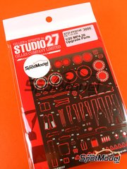 Studio27: Photo-etched parts 1/20 scale - McLaren Honda MP4/30 - FIA Formula 1 World Championship - for Ebbro references EBR20013 and EBR20014 image