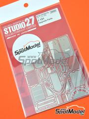 Studio27: Detail up set 1/20 scale - Jordan Ford J191 - photo-etched parts and assembly instructions - for Tamiya reference TAM20032