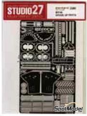 Studio27: Detail up set 1/20 scale - Brabham BT46 Alfa Romeo - Formula 1 World Championship 1978 - photo-etched parts and placement instructions - for Tamiya references TAM20007 and TAM20050