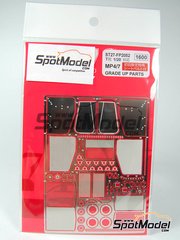Studio27: Detail up set 1/20 scale - McLaren Honda MP4/7 - photo-etched parts and assembly instructions - for Tamiya reference TAM25171 image