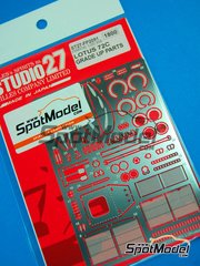 Studio27: Photo-etched parts 1/20 scale - Lotus Ford 72C - for Ebbro kit image
