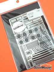 Studio27: Detail up set 1/24 scale - Ferrari 512BB - photo-etched parts and assembly instructions - for Fujimi references FJ12330, FJ123301 and FJ12632 image