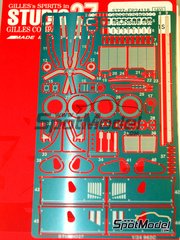 Studio27: Photo-etched parts 1/24 scale - Porsche 962C - 24 Hours Le Mans - for Revell references REV07251 and 80-7251 image