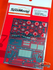 Studio27: Detail up set 1/24 scale - Nissan R89C - photo-etched parts and assembly instructions - for Tamiya reference TAM24093 image