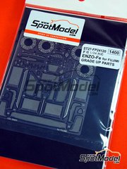 Studio27: Photo-etched parts 1/24 scale - Ferrari Enzo  - for Fujimi references FJ123530, FJ126241, 12641 and RS-102