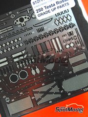Studio27: Photo-etched parts 1/24 scale - Ferrari 250 Testa Rossa TR - for Hasegawa kits