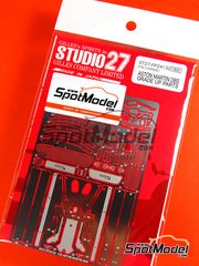 Studio27: Photo-etched parts 1/24 scale - Aston Martin DBS - for Tamiya reference TAM24316